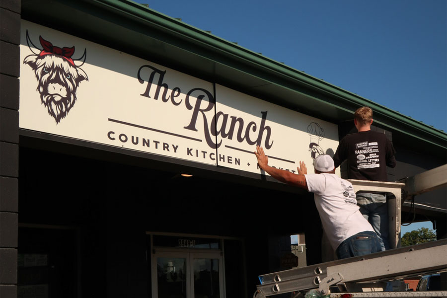 The Sign Shop At Barnes Sign Installation